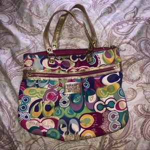 Colorful Coach Purse